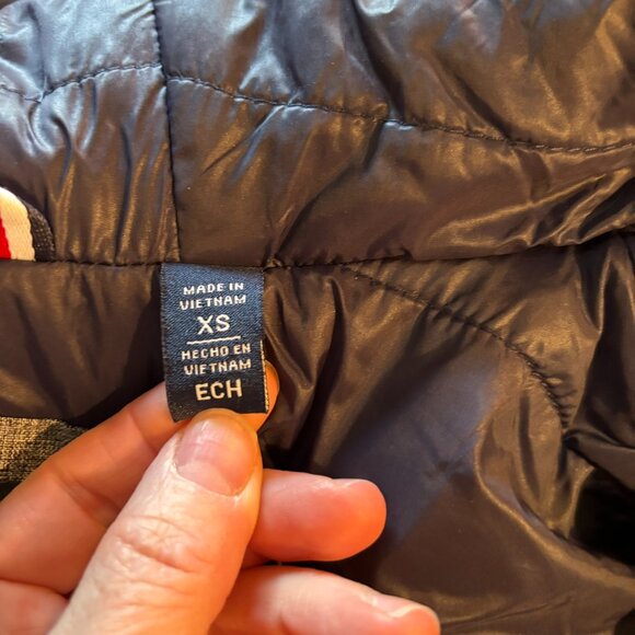 Tommy Hilfiger Hooded Jacket Light Gray XS 3 Layer Water Wind Resistant - Picture 11 of 12